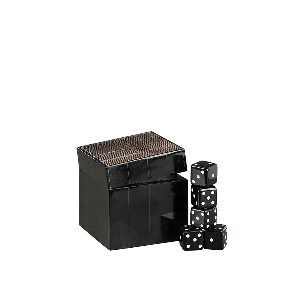 AVORIO Dice box Brown/black