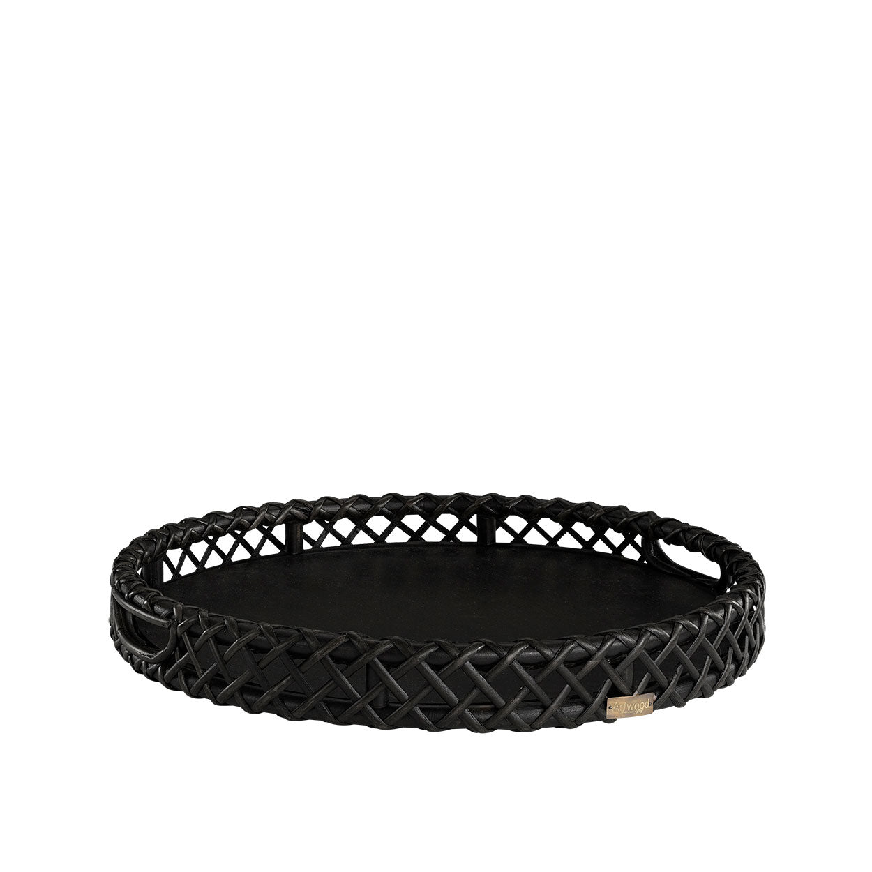 ASPEN TRAY Round Black