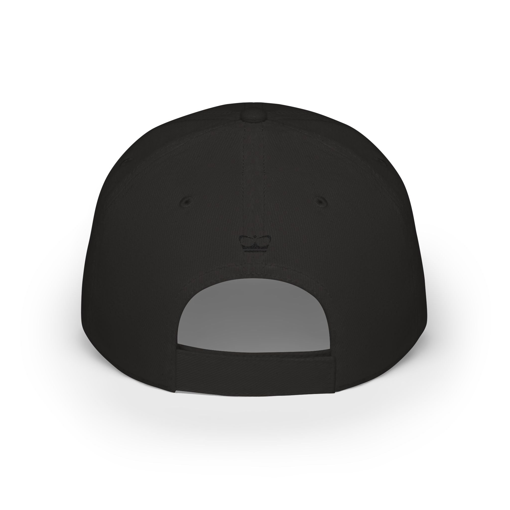 Princess Cap, zwart met zwart logo