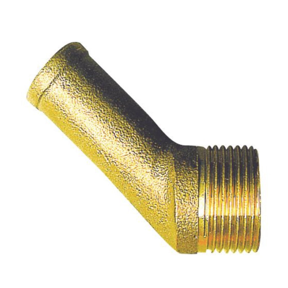 BRASS FITTING 1" X 32MM HOSE, 45°
