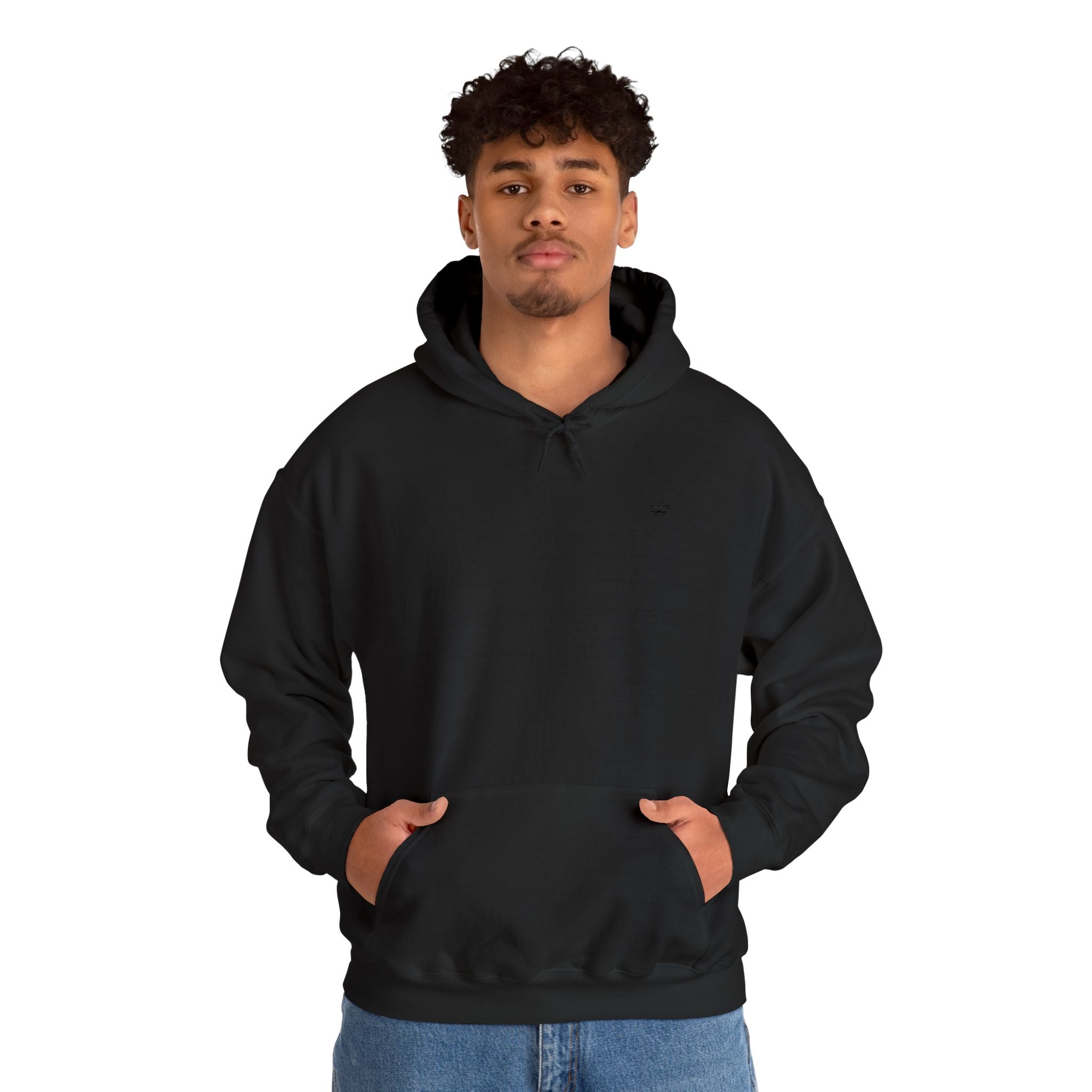 Sweat-shirt à capuche Princess avec logo brodé noir
