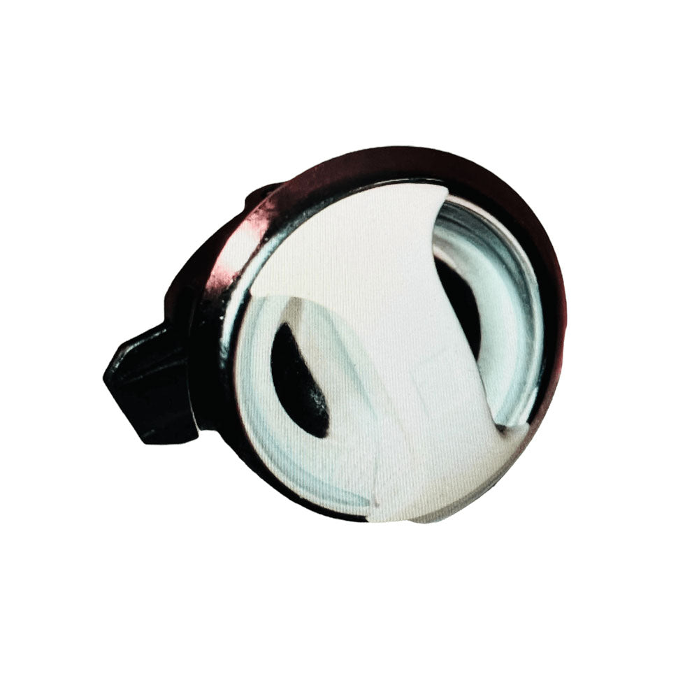 CATCH LOCK WHITE/CHROME