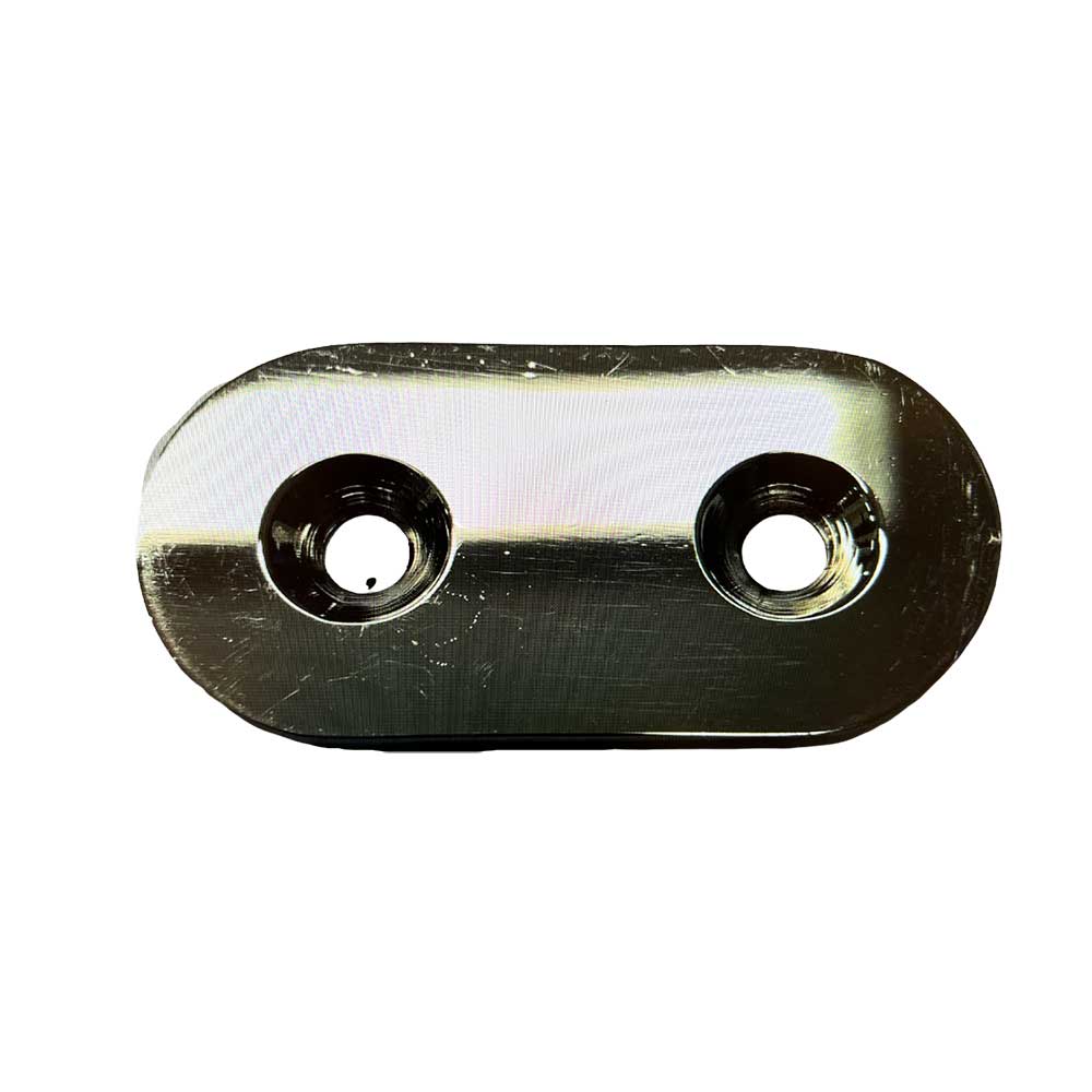 PLATE 2 HOLE SS POLISHED FACE/EDGE