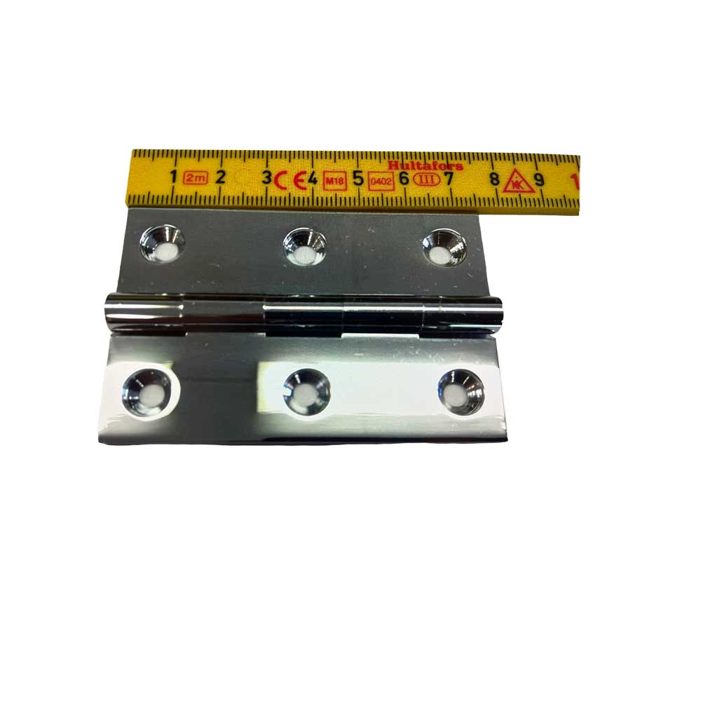 مفصلة نحاسية مطلية بالكروم 3" × 2"