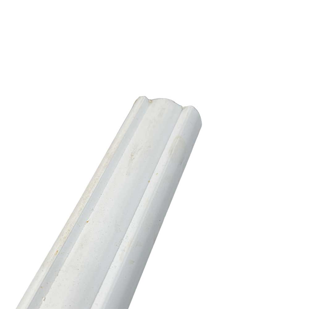 حاجز أبيض من PVC (بدون حافة) 2.9 متر