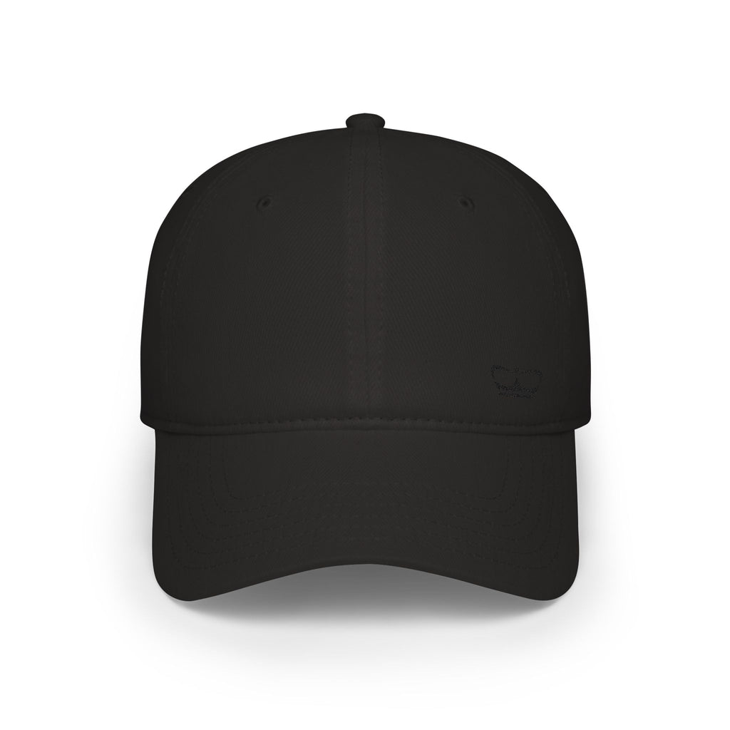 Princess Cap, zwart met zwart logo