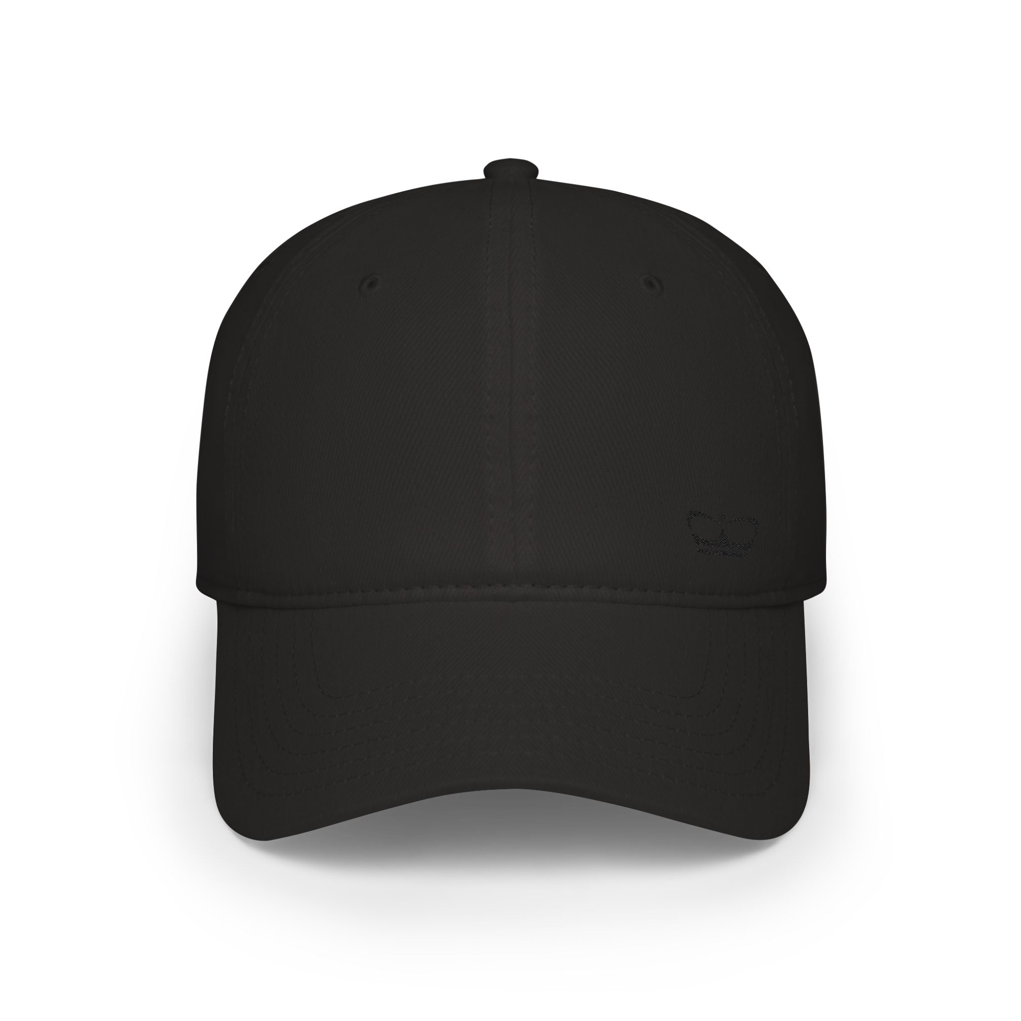 Princess Cap, zwart met zwart logo