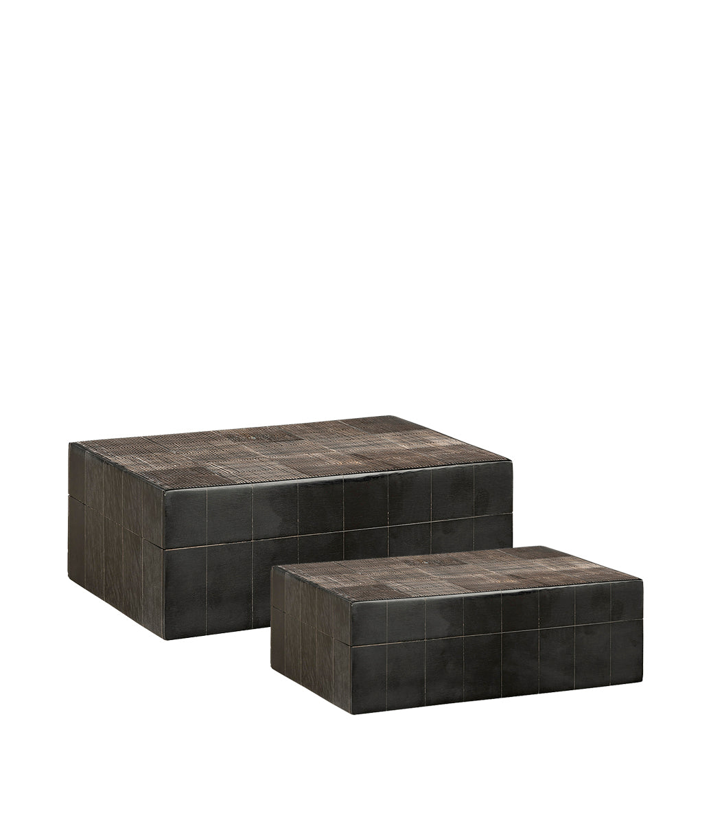 AVORIO Box 2-set. Brown/black