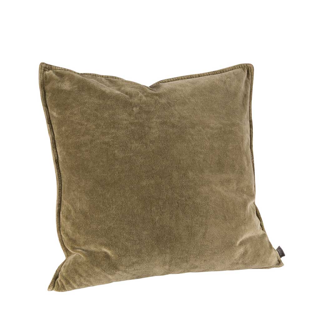 KELLY PLAIN OLIVE Cushioncover 50x50