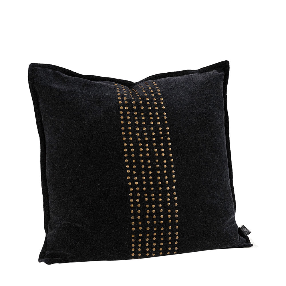 KELLY STUDS BLACK Cushioncover 50x50