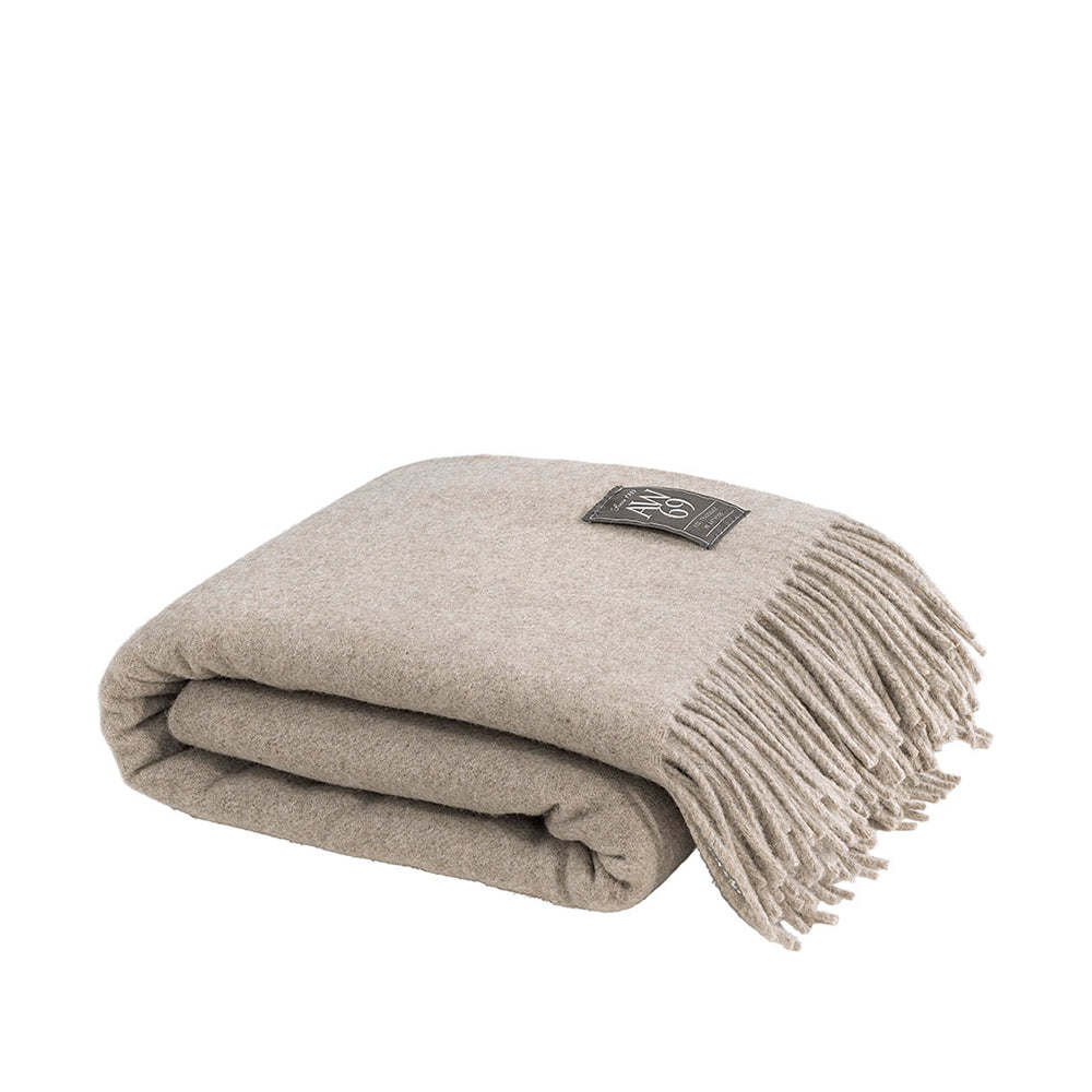 MANTA LIVIGNO TAUPE 130X80 cm