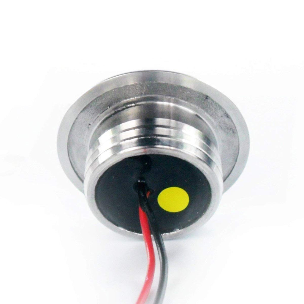 LED STEP LIGHT ROUND 12/24V BLUE