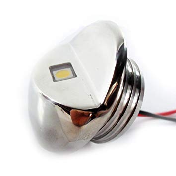 LED STEP LIGHT ROUND 12/24V BLUE