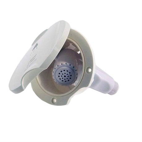 DECK SHOWER WHITE