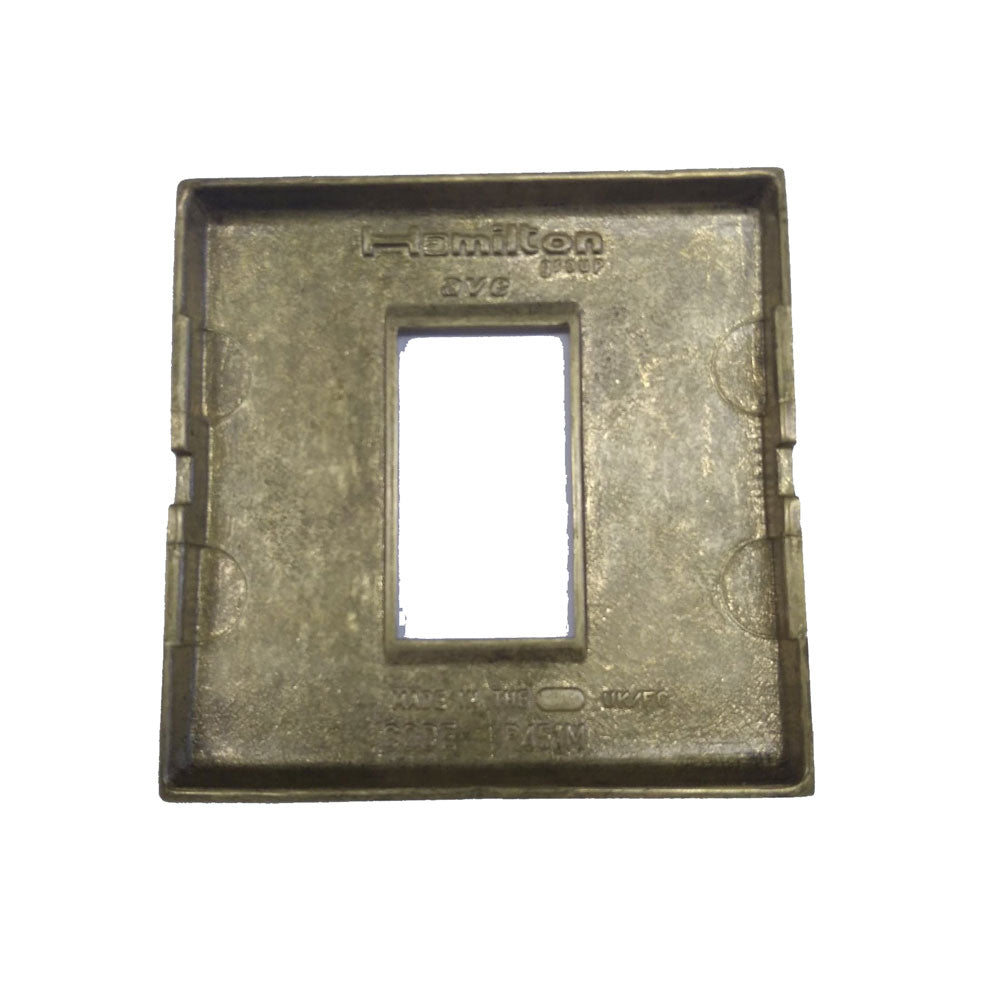 PLATE 1G BRASS AVE 45