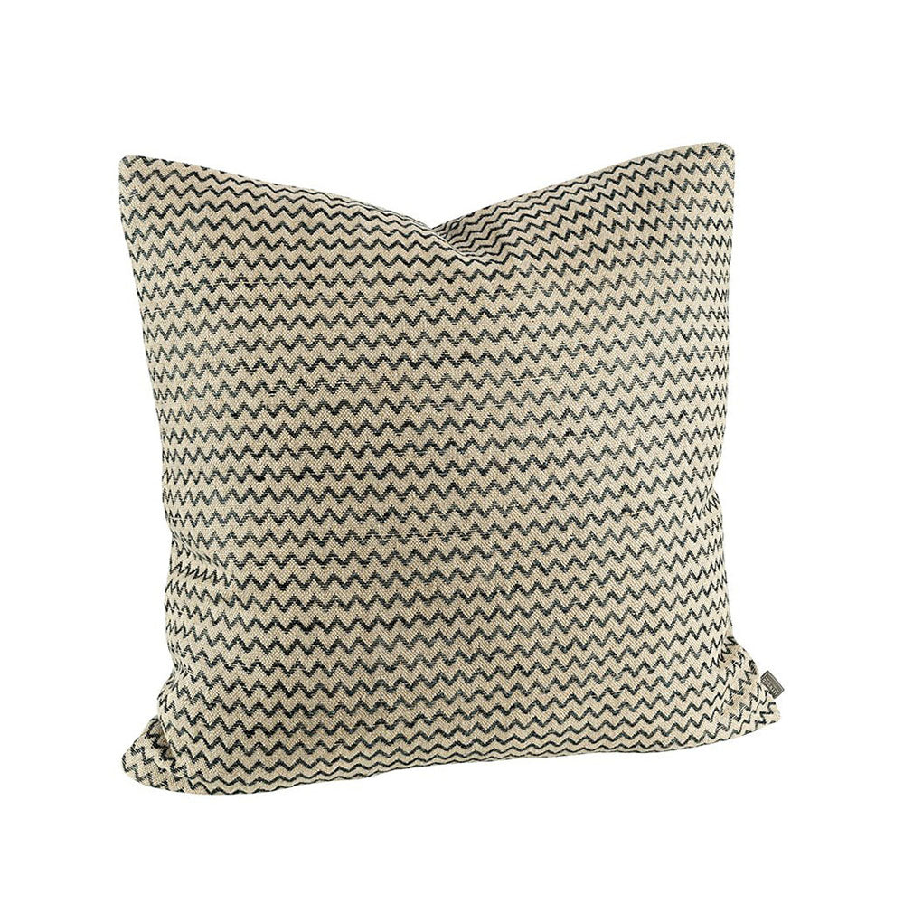 CASA linen black CC plain Cushioncover 50x50