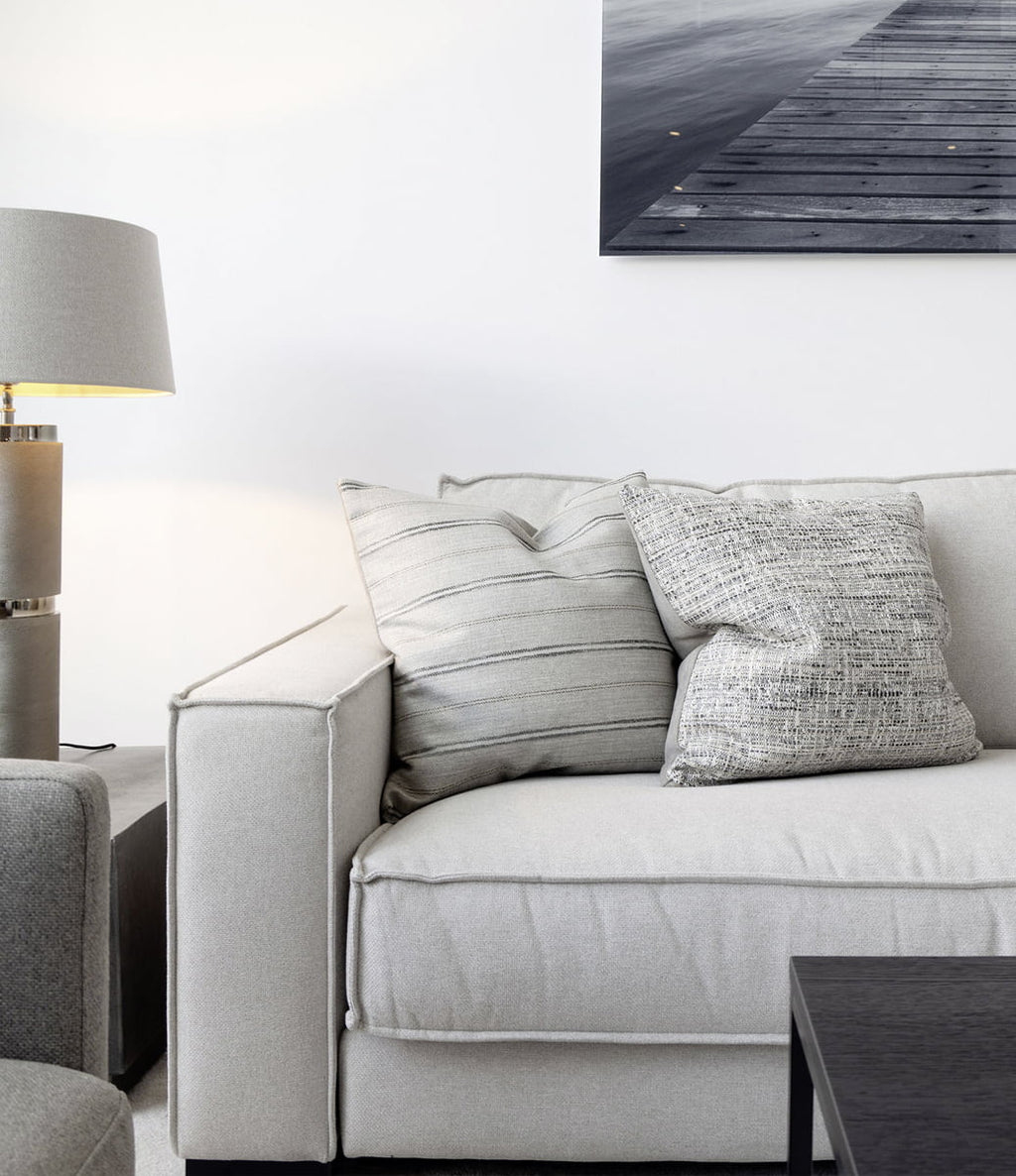 DIANE Offwhite/grey CC/B plain cushioncover 50x50 (70-00811-29)