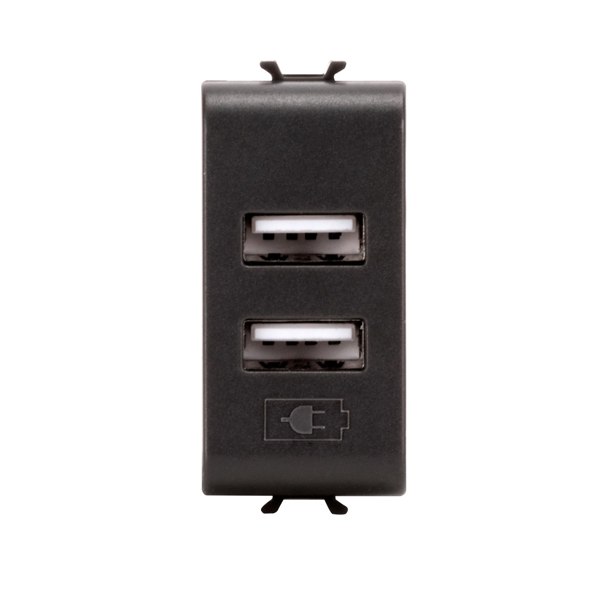 GEWISS GW12450 DUAL USB OUTLET 1G