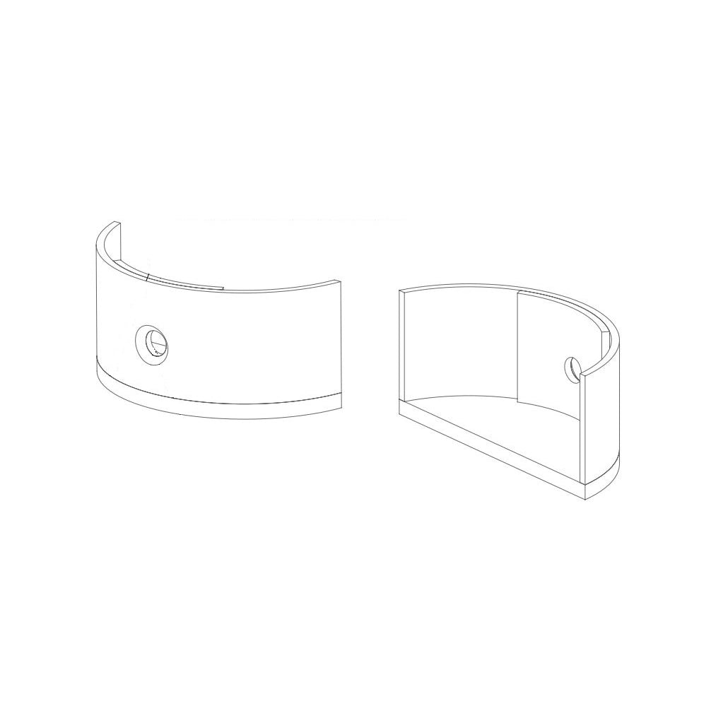 RUBBING BAND END CAP