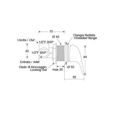 MIXING BATTERY BATHING PLATFORM