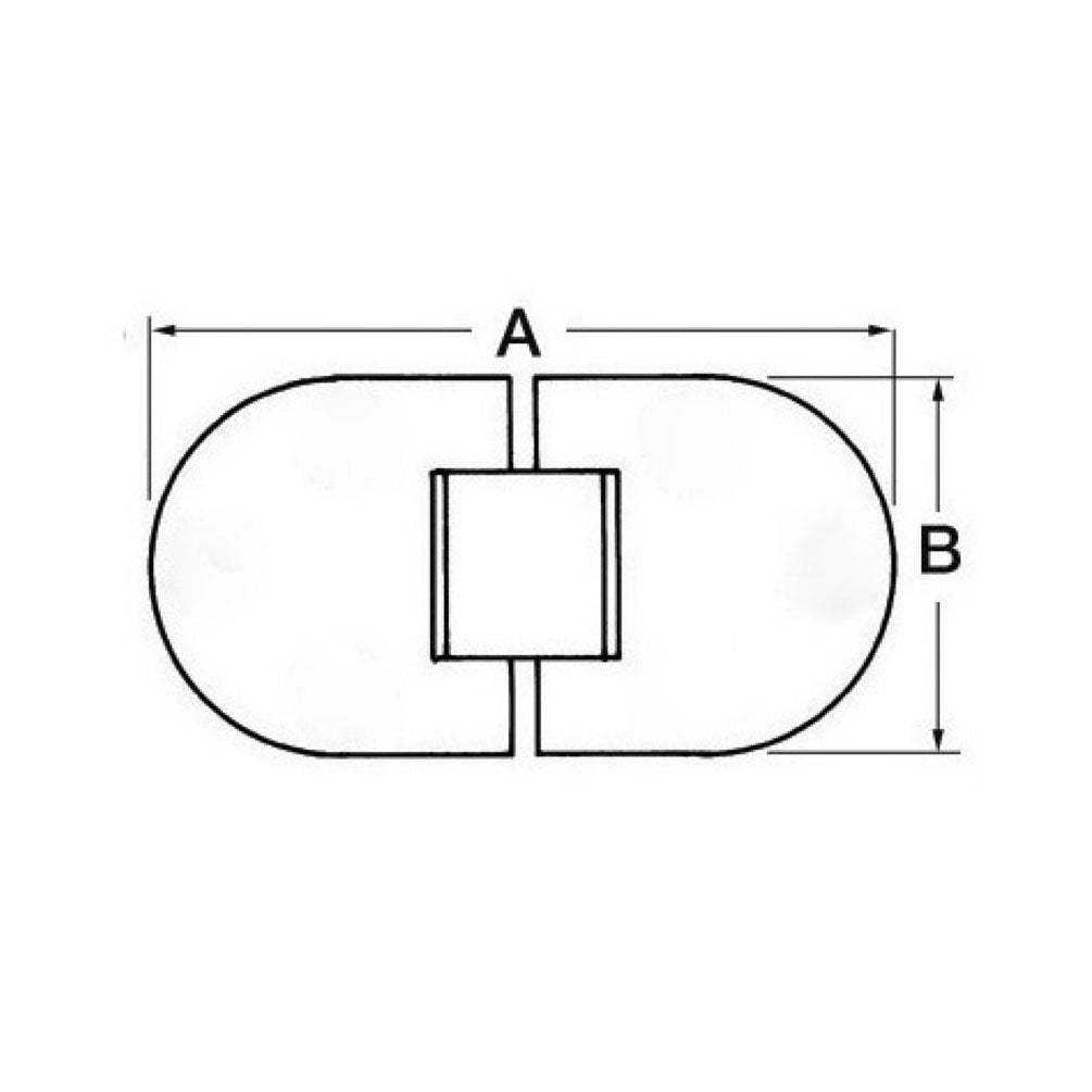 NORDWEST HINGE FOLDABLE 84x30x2mm