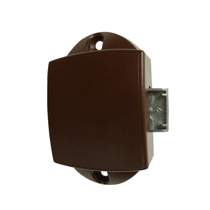 NORDWEST PUSHBUTTON SPRING LOCK BROWN, LARGE