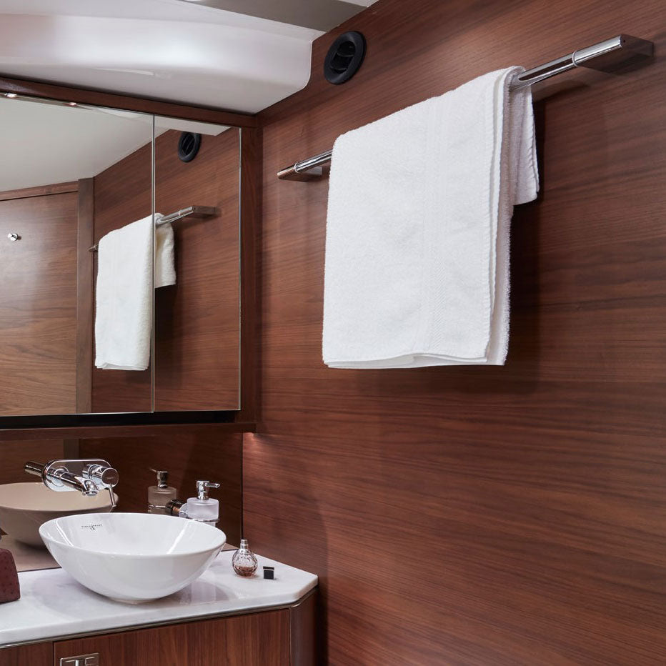 TOWEL WALL BAR LONG 650MM CHROME