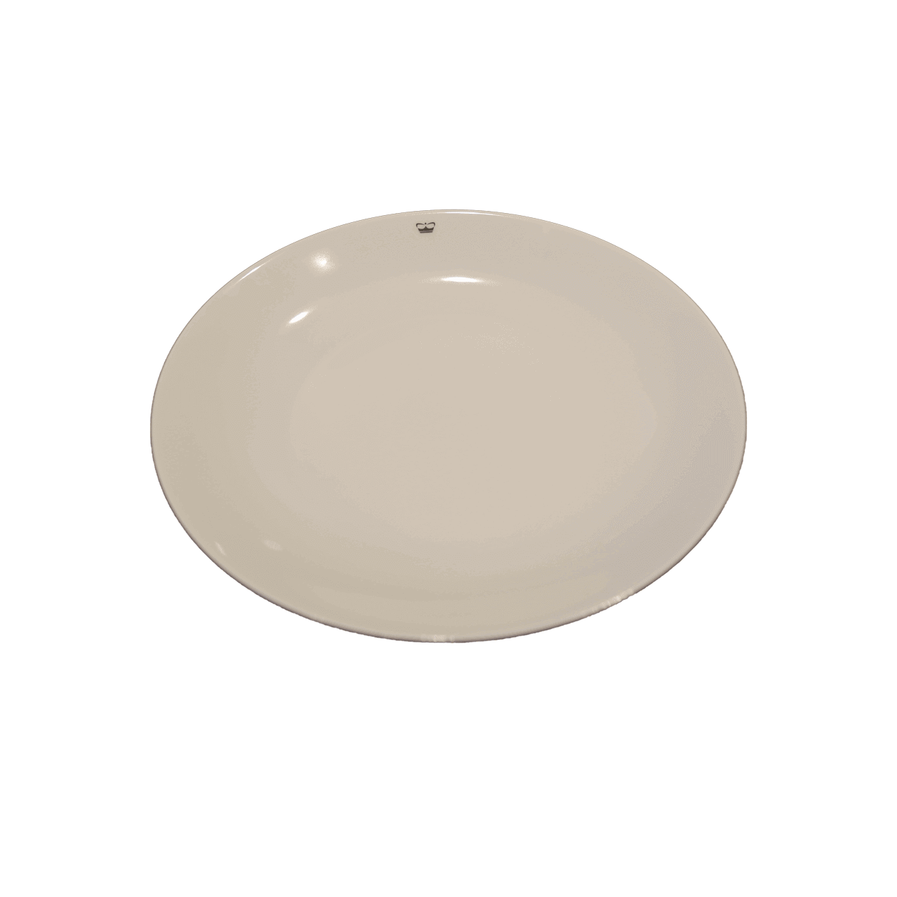 PRINCESS DINNER PLATE 26.5CM CRESTED WHITE