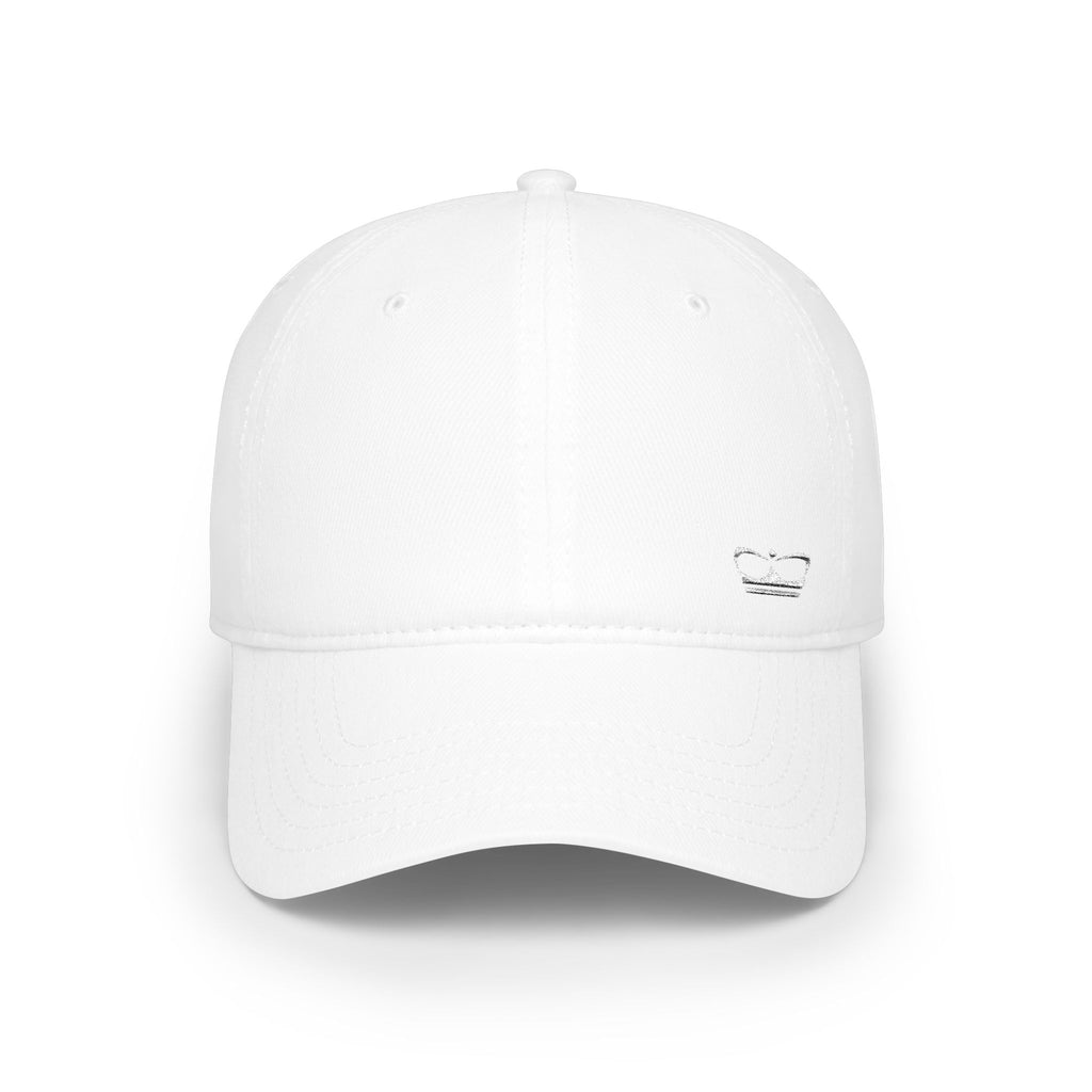Gorra Princess, blanca con logo blanco
