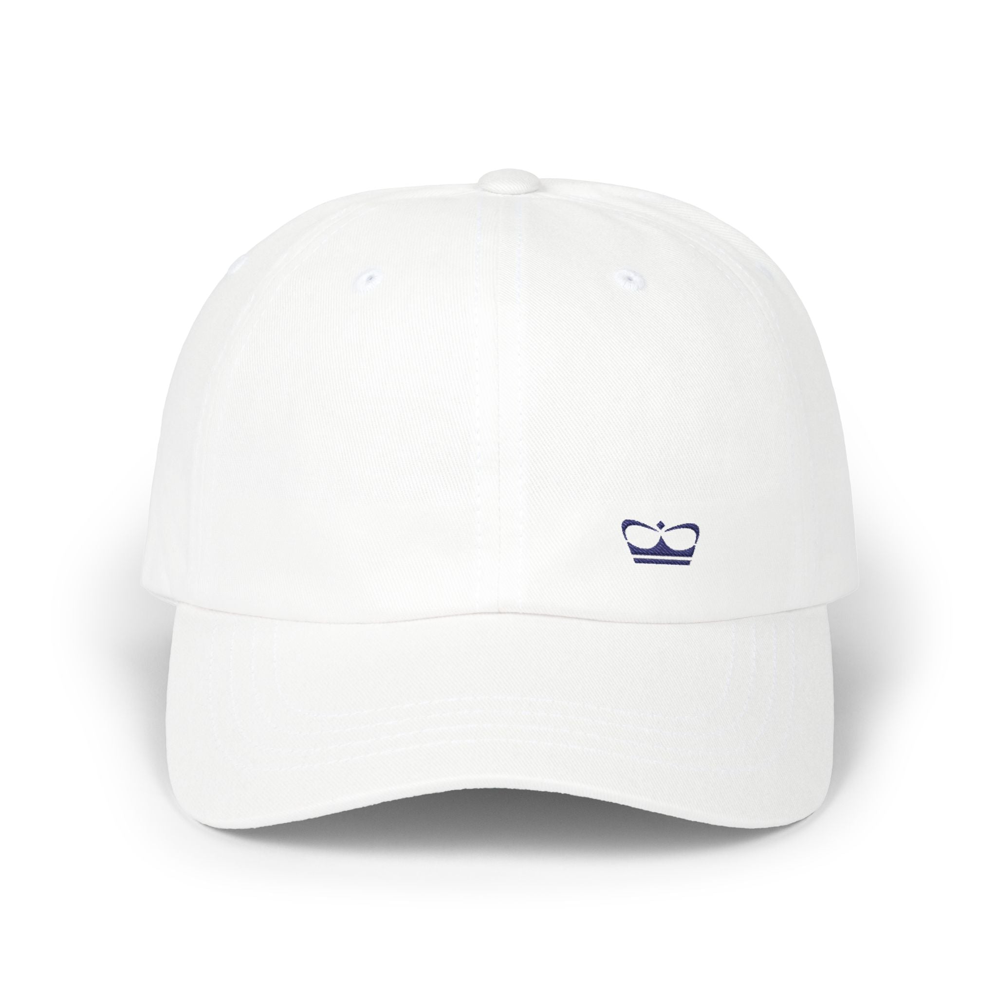 Princess-Cap mit blau gesticktem Logo