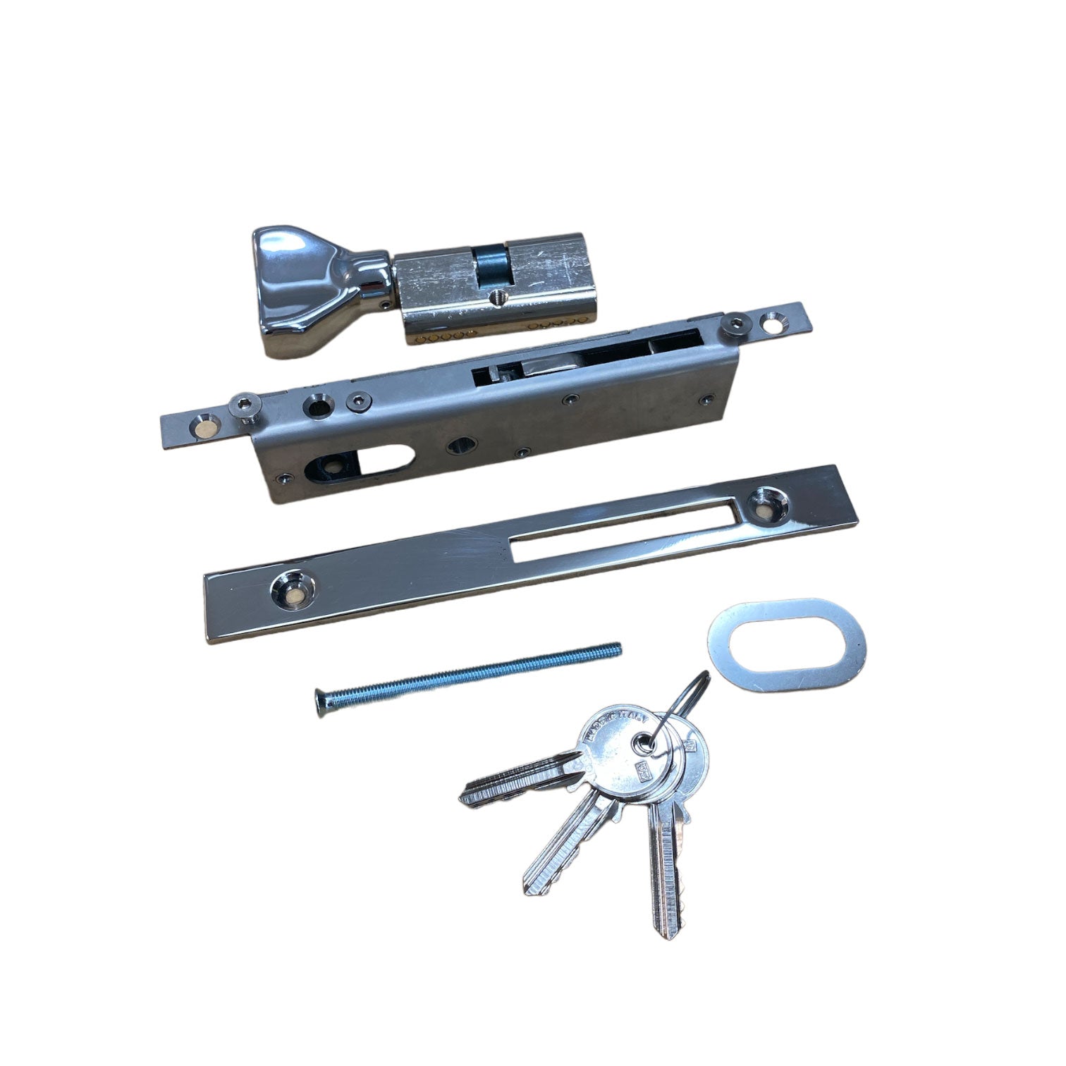 WEST LOCK REPLACEMENT ASSEMBLY (FOR PATIO DOOR)