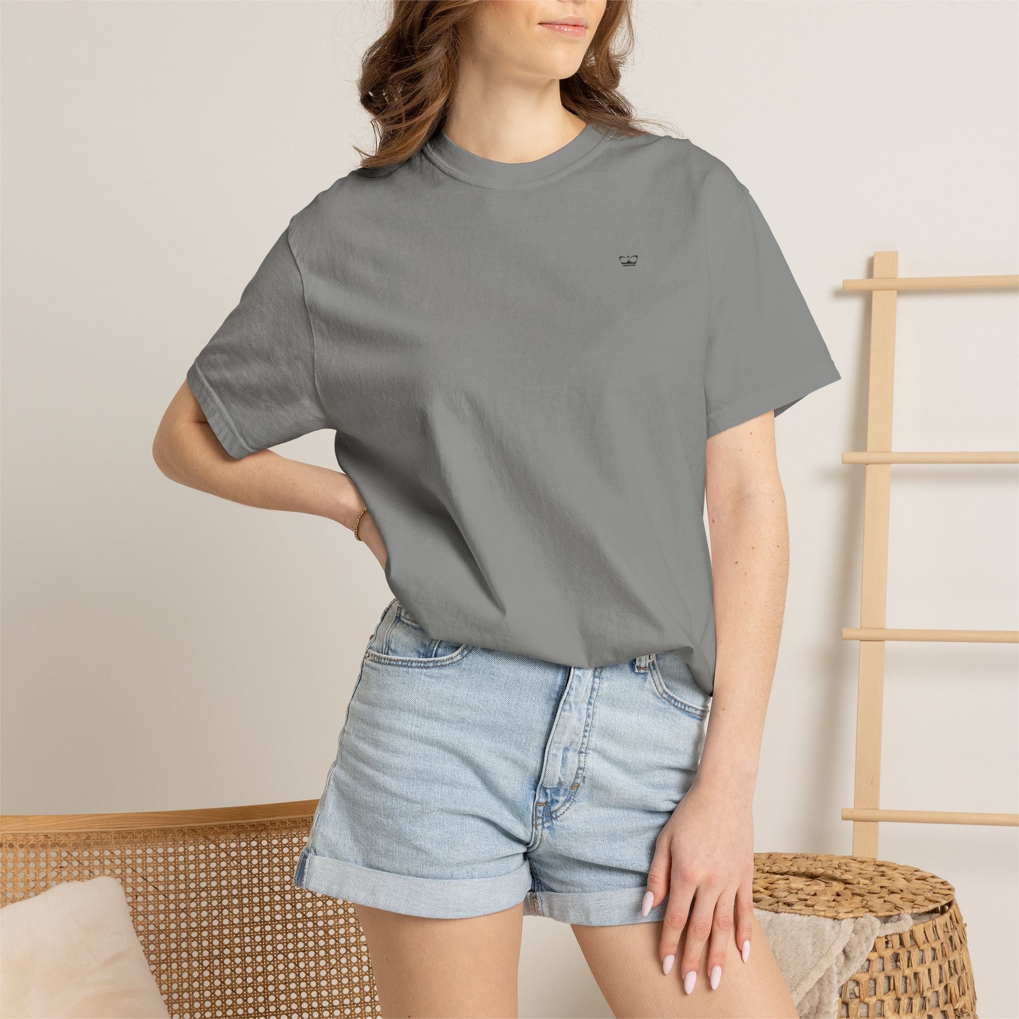 Princess T-shirt med sort broderet logo