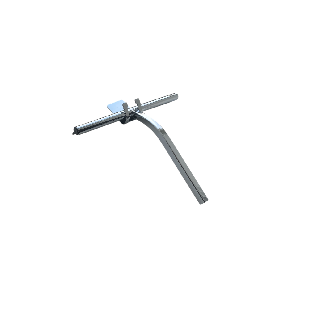 SHOWER/GLASS SQUEEGEE STAINLESS STEEL, ADHESIVE MOUNTING