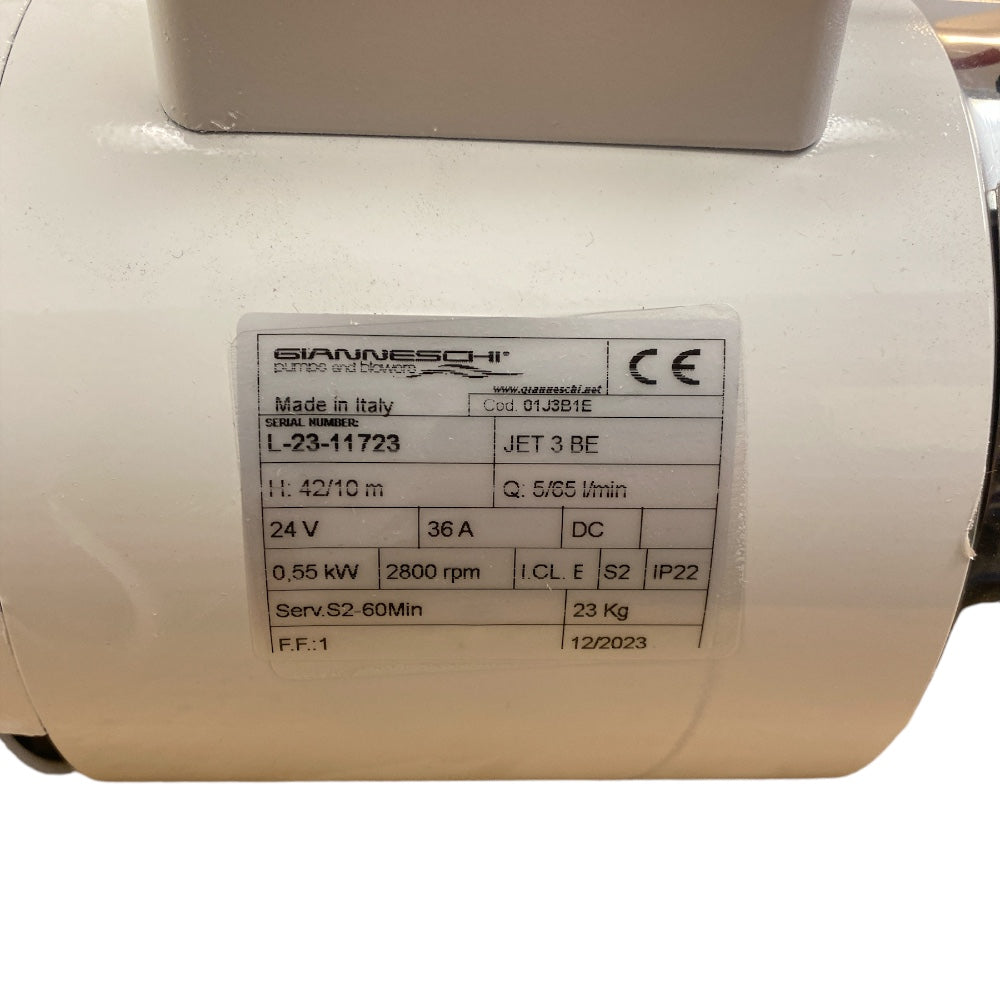 GIANNESHI SELF PRIMING EL/PUMP JET 3 24V DC 0.55kW
