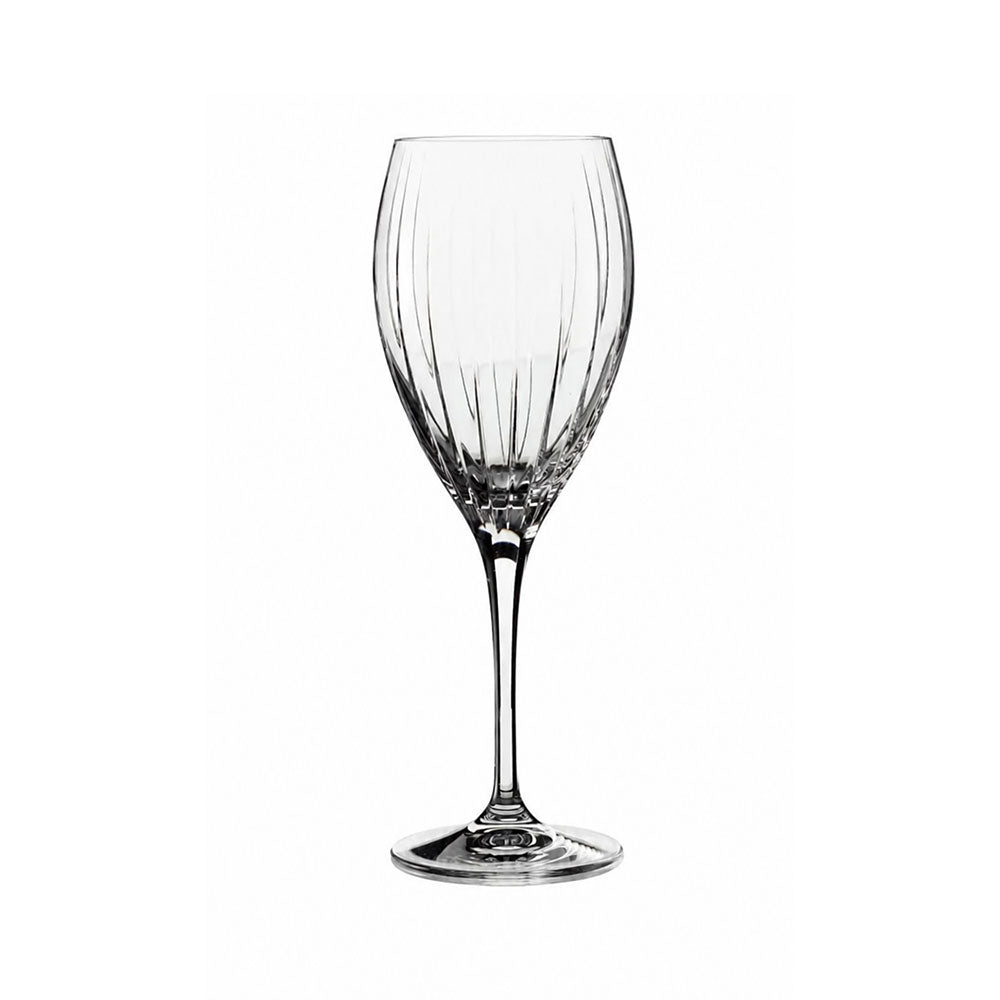 Verre à vin en cristal taillé Lucrezia