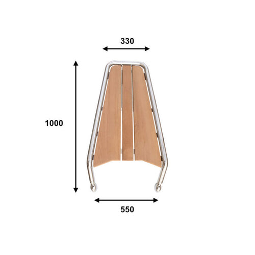 Bowsprit 1000mm with bow ladder (complete)