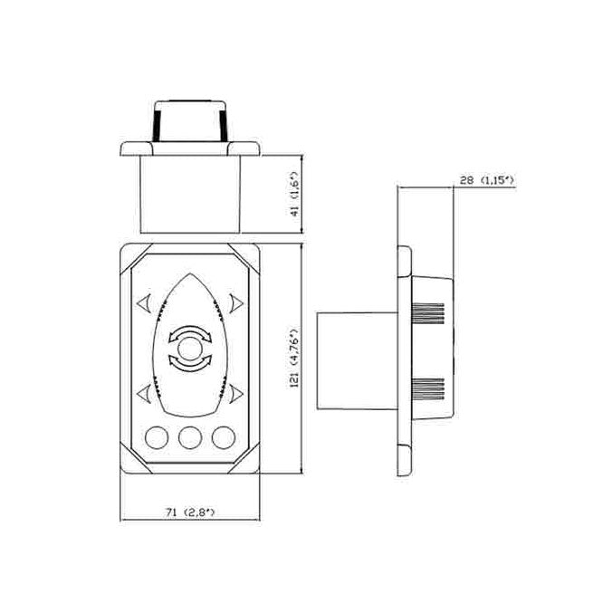 DOCKING PANEL 8909C 12/24V