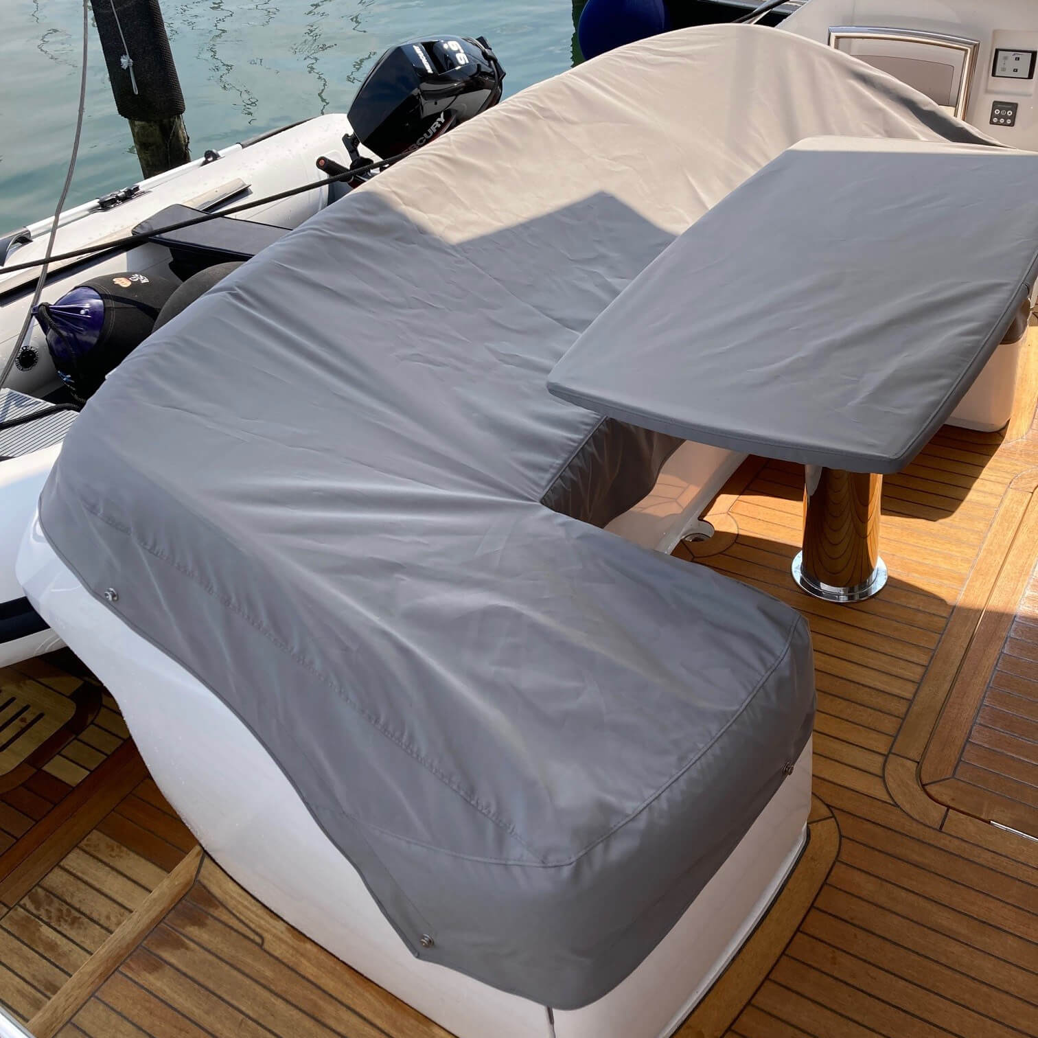 P43/F43 COCKPIT SOFA COVER LIGHT CHARCOAL WEATHERMAX