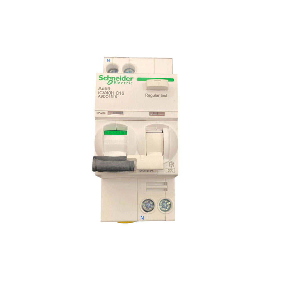Schneider Afbryder, 1P+N, Acti9 iCV40, 230 V, 16 A, 1 pol
