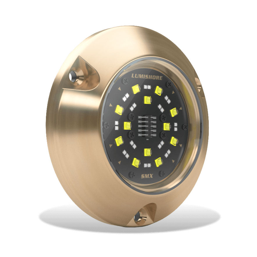 Lumishore SMX54 ECLIPSE - full power white + blue surface mount underwater light