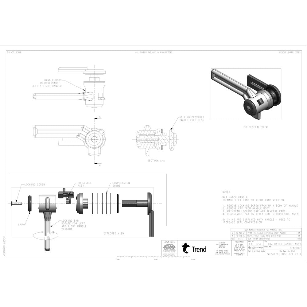 MK4 HATCH HANDLES