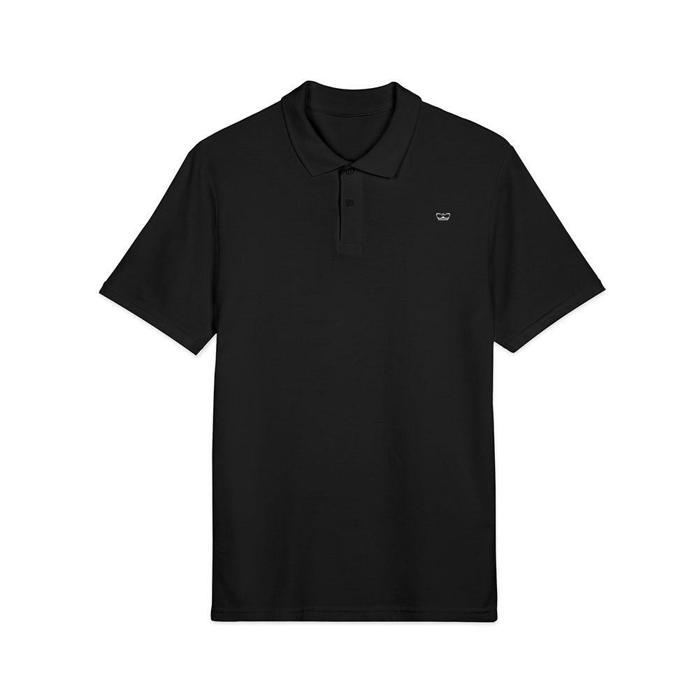 Polo Princess Piqué avec logo brodé blanc